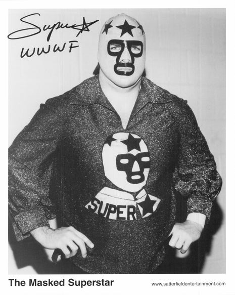 The Masked Superstar signed 8x10 Photo