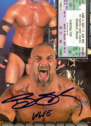 Bill Goldberg signed Commemorative Ticket (Spring Stampede) #786/10000
