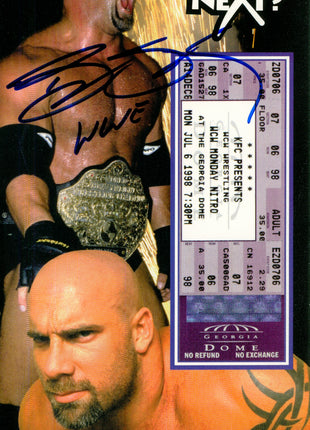 Bill Goldberg signed Commemorative Ticket (Monday Nitro) #3061/10000