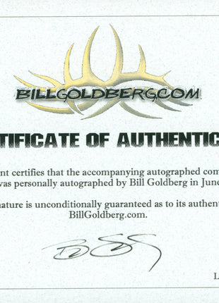 Bill Goldberg signed Commemorative Ticket (Spring Stampede) #786/10000