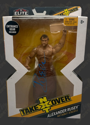 Rusev signed NXT Takeover WWE Elite Action Figure