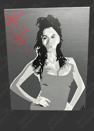 Francine signed 11x14 Hand Painted Canvas Art