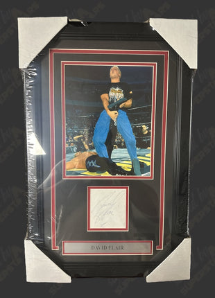 David Flair signed Framed Plaque