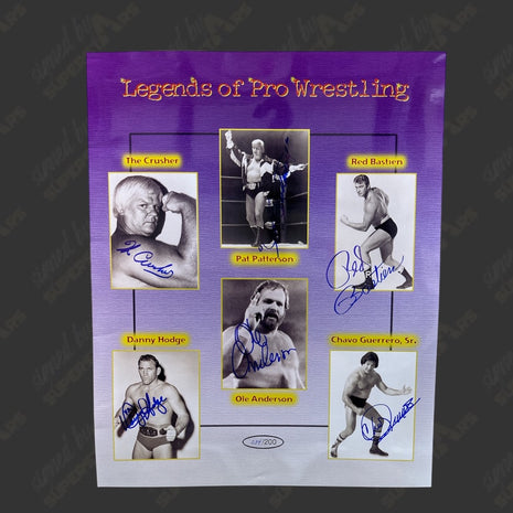 Legends of Pro Wrestling multi-signed 16x20 Photo