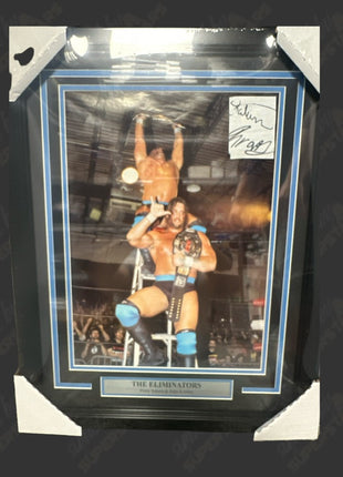 Eliminators - Perry Saturn & John Kronus dual signed Framed Plaque