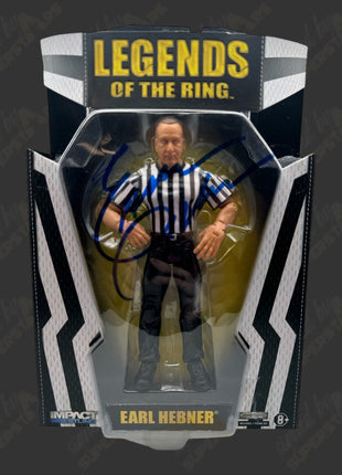 Earl Heber signed Impact Wrestling Legends of the Ring Action Figure