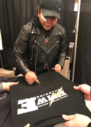 Atsushi Onita signed Ring Worn T-Shirt from FMW