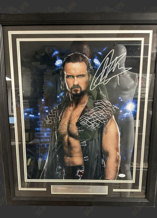 Drew McIntyre signed Framed Plaque (w/ JSA)