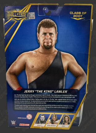Jerry Lawler signed WWE Elite Hall of Fame Action Figure