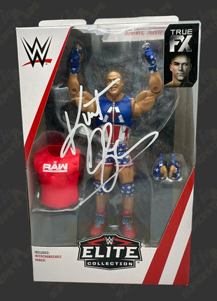 Kurt Angle signed WWE Elite Action Figure