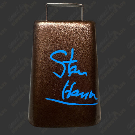 Stan Hansen signed Metal Cowbell