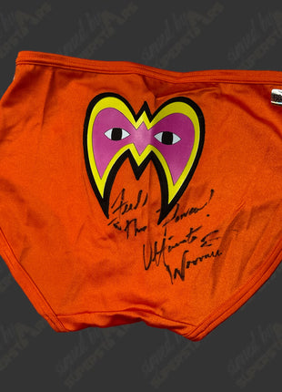 Ultimate Warrior signed Replica Tights (w/ Warrior COA)