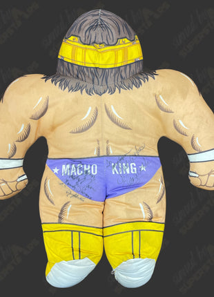 Macho Man Randy Savage & Elizabeth dual signed WWF Wrestling Buddy (w/ JSA)