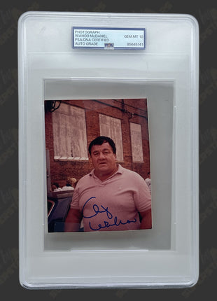 Wahoo McDaniel signed 4x5 Photo (w/ PSA)