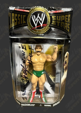 Iron Sheik signed WWE Classic Superstars Action Figure