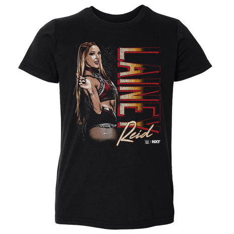 Lainey Reid Vertical Name Kids Toddler WWE T-Shirt