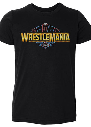 Wrestlemania 41 Las Vegas Logo WHT