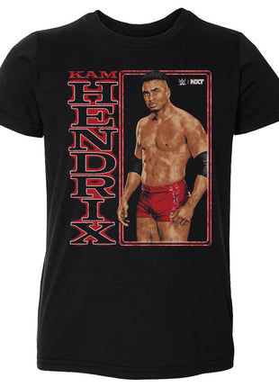 Kam Hendrix WWE Vertical Name Kids Toddler WWE T-Shirt