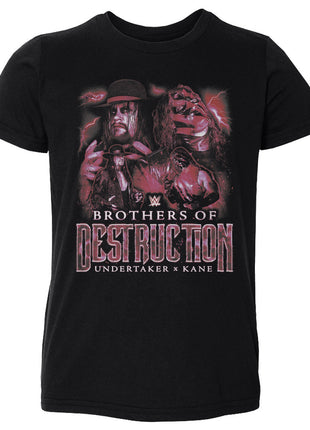 Undertaker & Kane Brothers Of Destruction Vintage Kids Toddler WWE T-Shirt