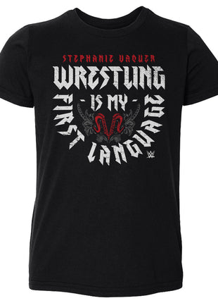 Stephanie Vaquer First Language Kids Toddler WWE T-Shirt