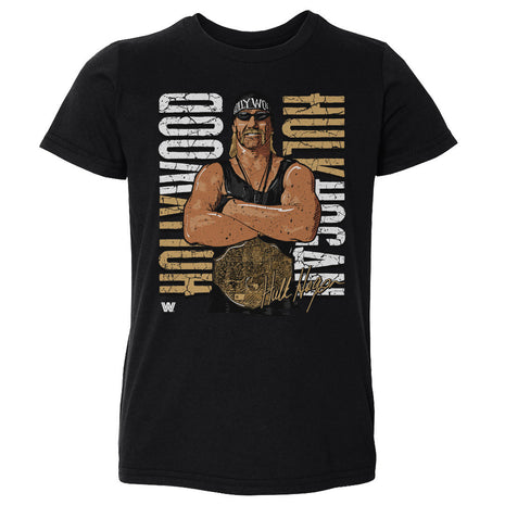 Camiseta infantil Hulk Hogan Hollywood Championship WWE