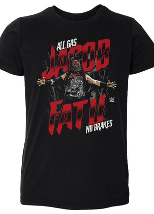 Jacob Fatu All Gas No Breaks Kids Toddler WWE T-Shirt