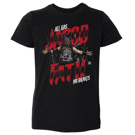 Jacob Fatu All Gas No Breaks Kids Toddler WWE T-Shirt