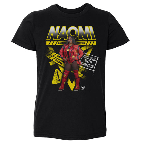 Naomi Caution WWE Caution Tape Kids Toddler WWE T-Shirt