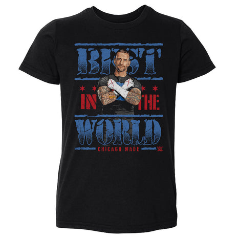 CM Punk Best In The World WWE Kids Toddler T-Shirt