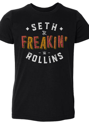 Seth Rollins Seth Freakin Rollins Text WWE Kids Toddler T-Shirt