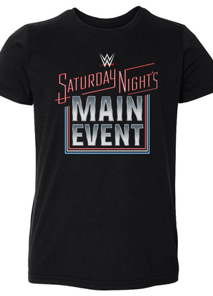WWE Saturday Night's Main Event 2024 Logo Kids Toddler WWE T-Shirt