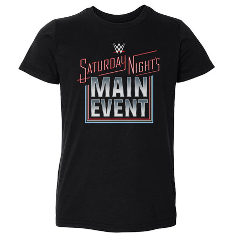 WWE Saturday Night's Main Event 2024 Logo Kids Toddler WWE T-Shirt