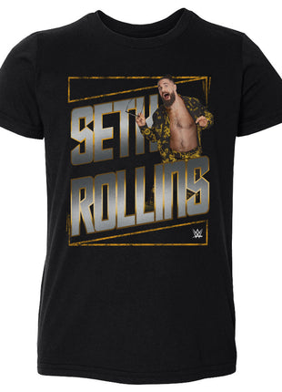 Camiseta dorada de Seth Rollins WWE para niños pequeños