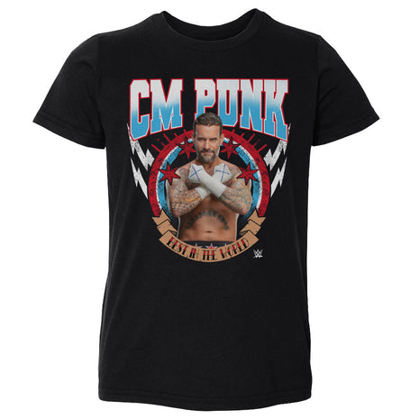 CM Punk Best In The World Pose Kids Toddler WWE T-Shirt