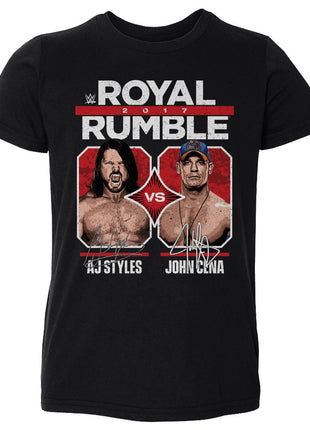 John Cena Vs A.J. Styles Royal Rumble 2017 WHT