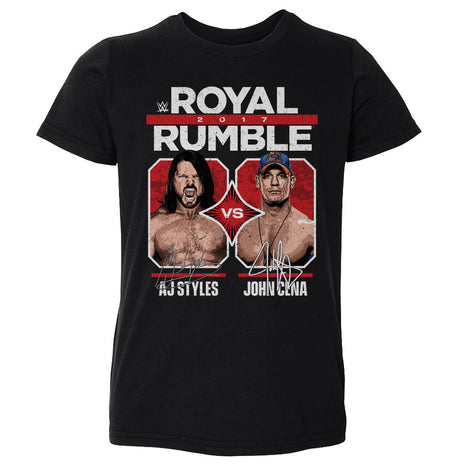 John Cena Vs A.J. Styles Royal Rumble 2017 WHT