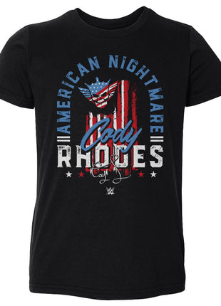 Cody Rhodes American Nightmare Text Kids Toddler WWE T-Shirt