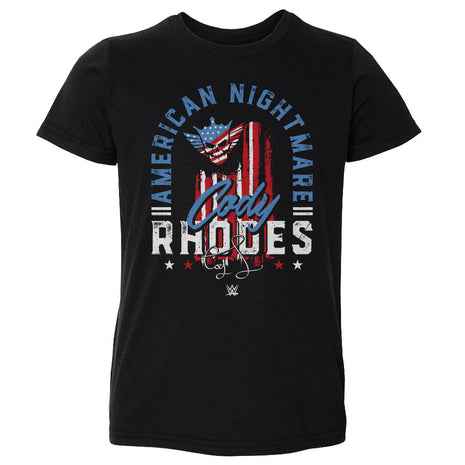Cody Rhodes American Nightmare Text Kids Toddler WWE T-Shirt