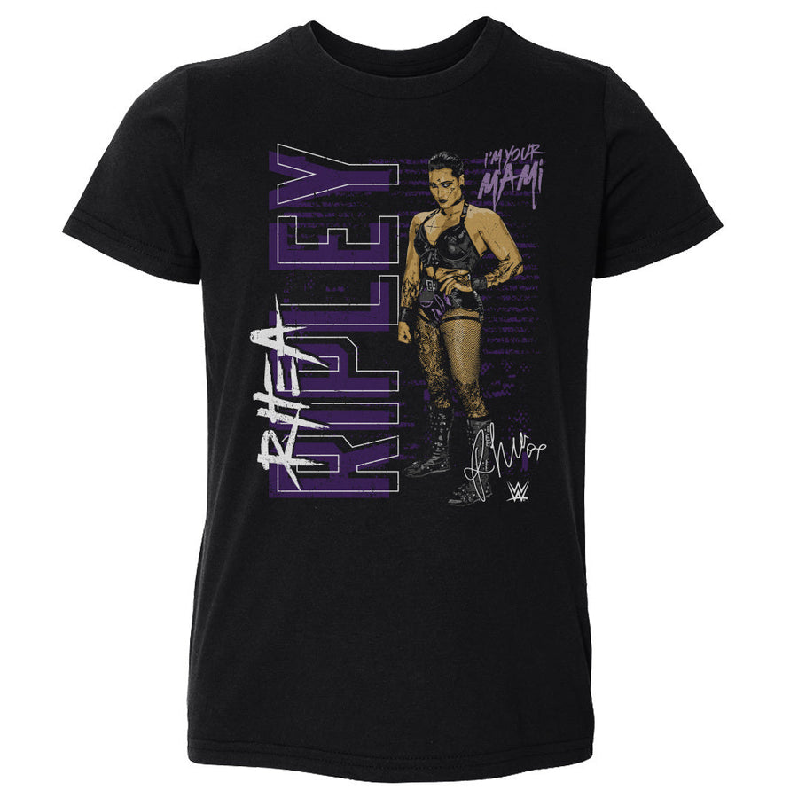 Rhea Ripley Vertical WWE Kids Toddler T-Shirt – Signed By Superstars