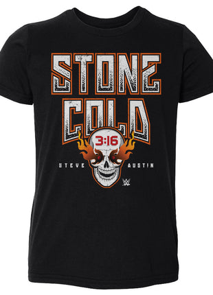 Stone Cold Steve Austin Fire Skull WHT