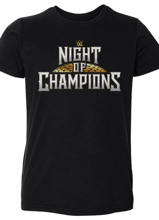 WWE Night Of Champions 2023 Logo Kids Toddler WWE T-Shirt