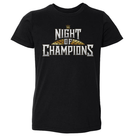 WWE Night Of Champions 2023 Logo Kids Toddler WWE T-Shirt
