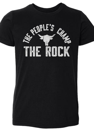 The Rock The People's Champ Logo WHT