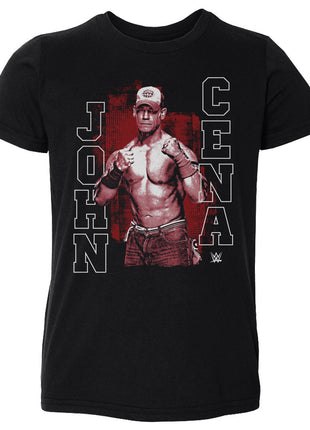 John Cena Red Monochrome WWE Kids Toddler T-Shirt