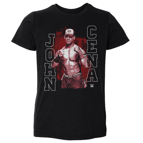 John Cena Red Monochrome WWE Kids Toddler T-Shirt