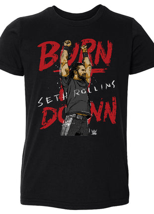Seth Rollins Burn It Down WWE Kids Toddler T-Shirt