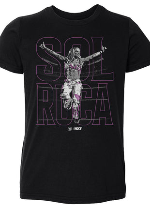 Sol Ruca WWE Name Outline Kids Toddler WWE T-Shirt