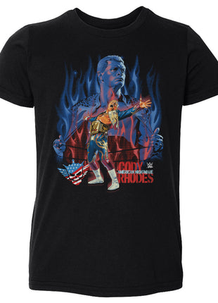 Cody Rhodes Flames Kids Toddler WWE T-Shirt
