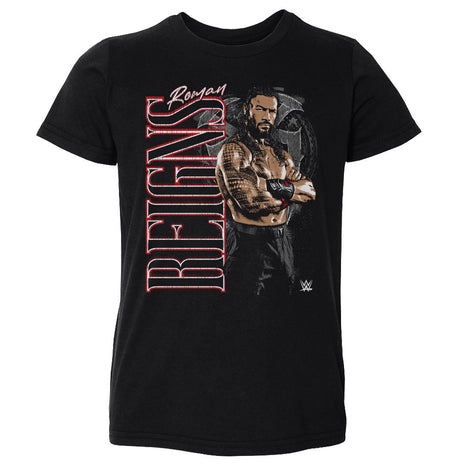 Roman Reigns WWE Vertical Name Kids Toddler WWE T-Shirt