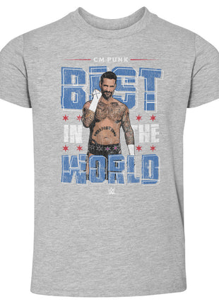 CM Punk Gritty WWE Kids Toddler T-Shirt